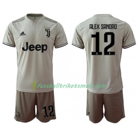 Fußballtrikots Juventus Turin Alex Sandro 12 Kinder 2018-2019 Kurzarm Auswärts-trikot kaufen